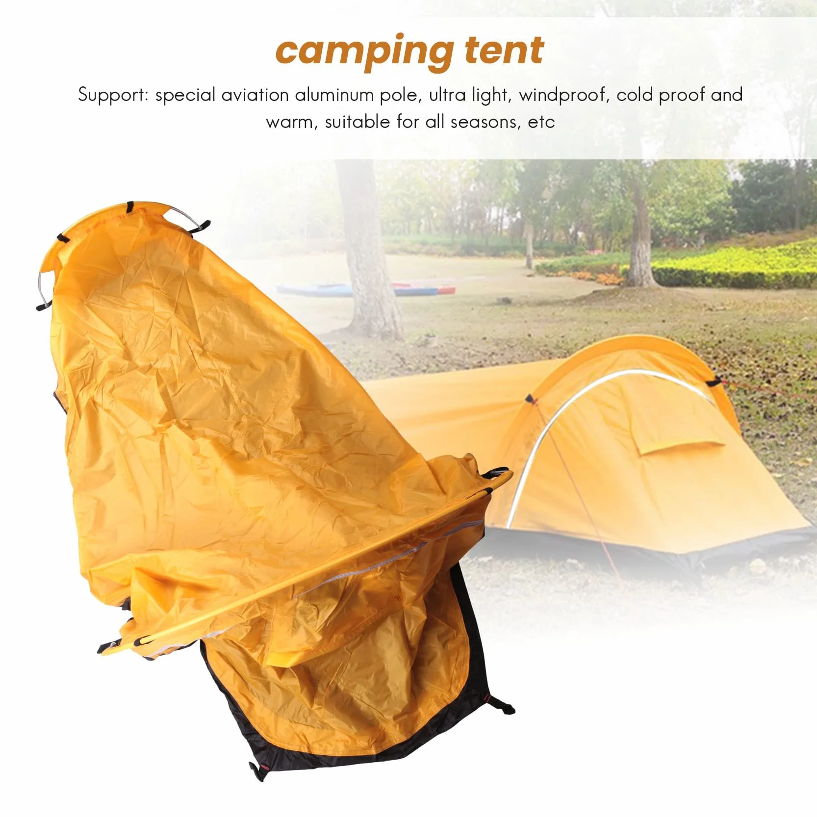 Ultralight Backpacking Bivvy Tenda Impermeabile Sacco per Viaggi