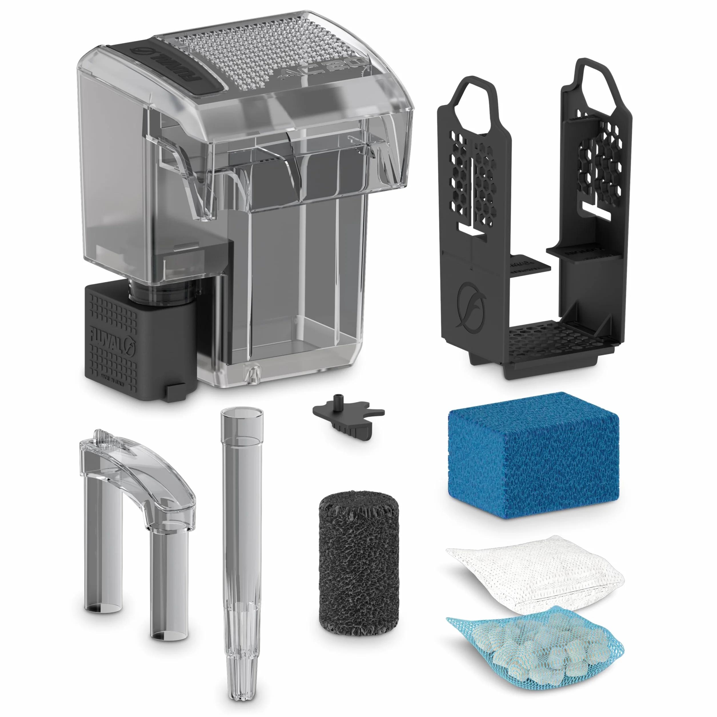 Fluval AquaClear AC20, Filtro Zaino per Acquario 379 lph