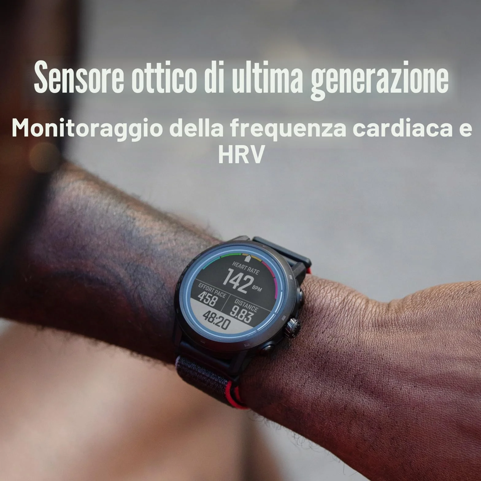 COROS Apex 2 Orologio GPS Outdoor, 1,2" Zaffiro Titanio, 17 giorni di autonomia, Navigazione al polso, Mappe offline, Cardiofrequenzimetro, Misurazione del sonno, Corsa, Ciclismo (Grigio)