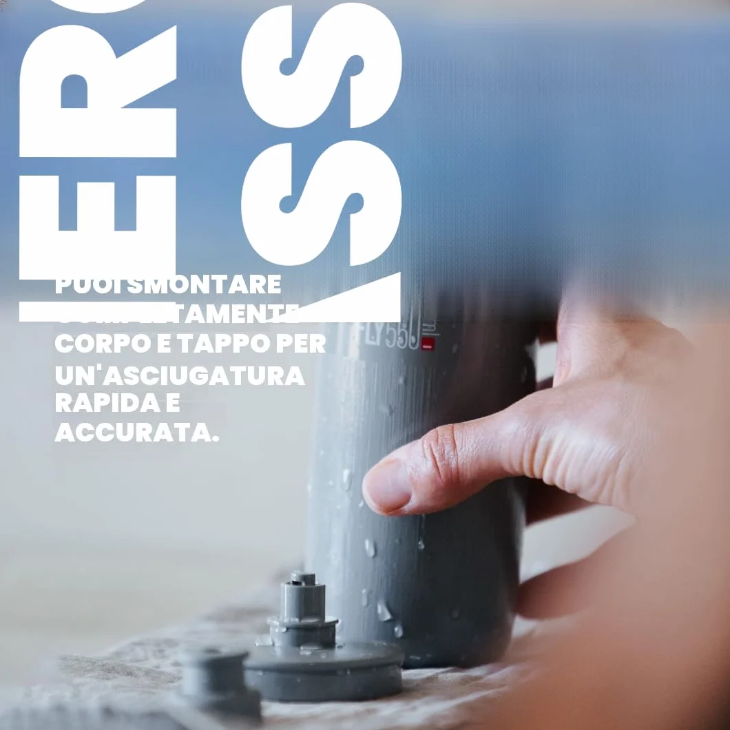 ELITE Fly Tex Borraccia Ciclismo 750ml – Nera – Ultraleggera, Senza BPA, Facile da Spremere