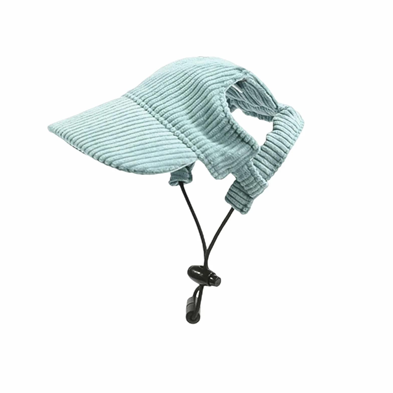 Cappello da baseball per cani, regolabile, estivo, con fori per le orecchie, cappello estivo per cuccioli (grigio, XL)