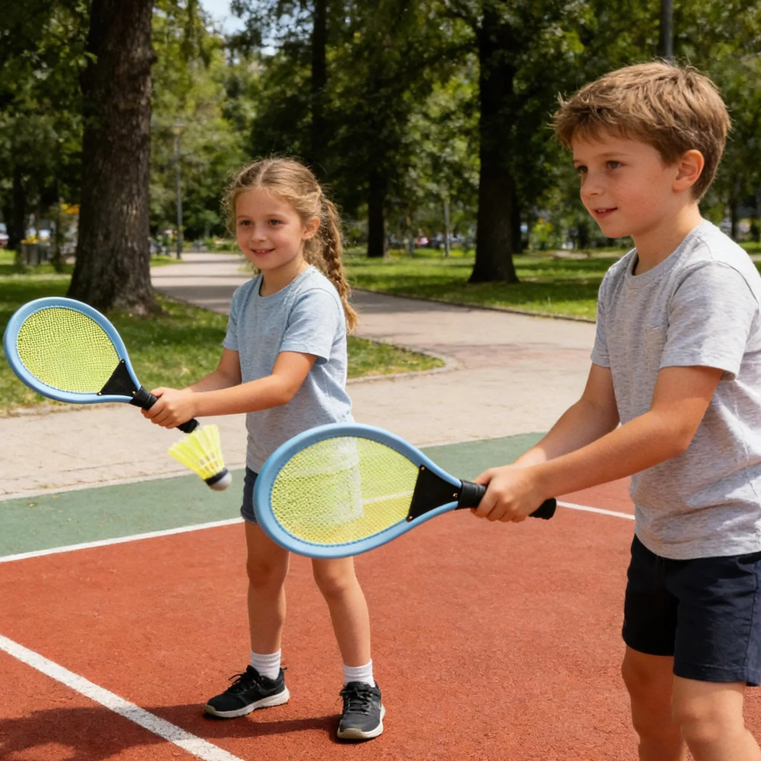 Set da tennis per bambini, racchetta da tennis, 3-12 anni, interni ed esterni