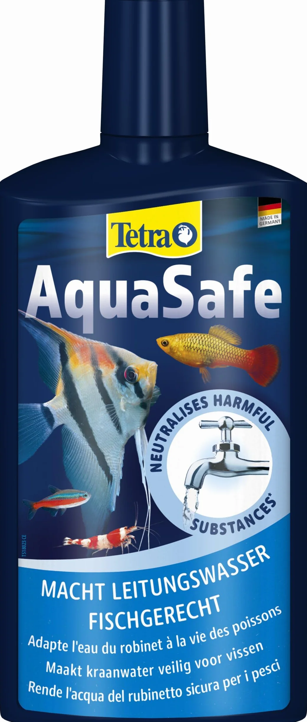 Tetra AquaSafe 500 ml - Neutralizza le Sostanze Dannose per i Pesci