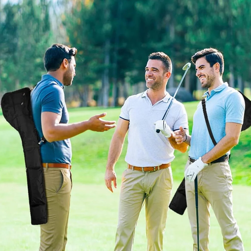 Borsa da golf portatile in nylon impermeabile pieghevole per donna uomo