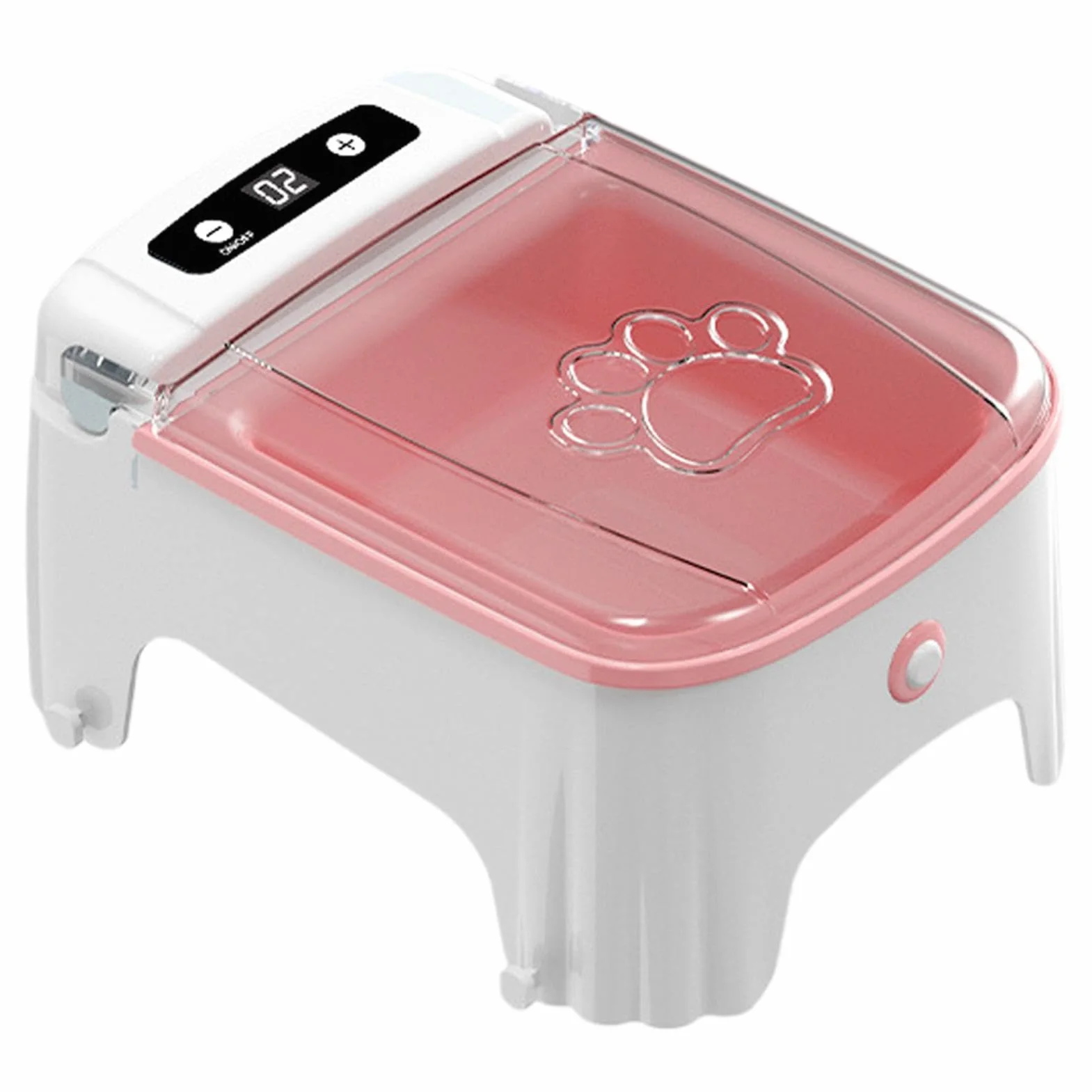 Distributore Automatico Cibo per Felini Elettrica Cibo Secco | Funzionamento Automatico Mangiatoia Elettrica Umido Secco Per Gatti Cuccioli Indoor