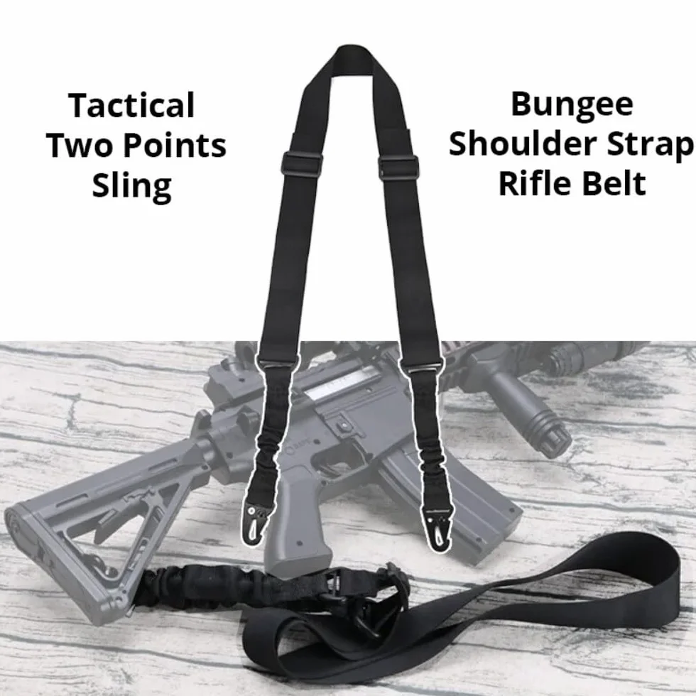 ACEXIER Tracolla Tattico a Due Punti Sling Bungee Shoulder Belt Nylon