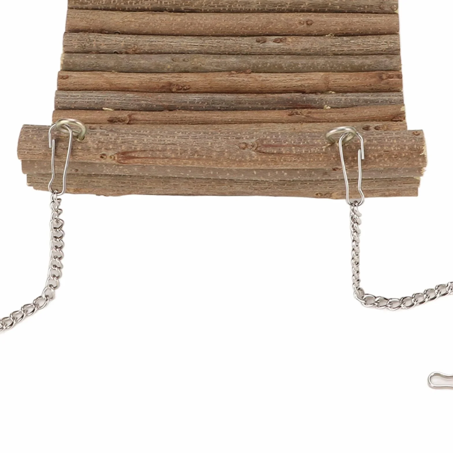 Amaca Sospesa per Piccoli Animali in Legno 20x30 cm per Criceti Cincillà Scoiattoli Conigli Uccelli