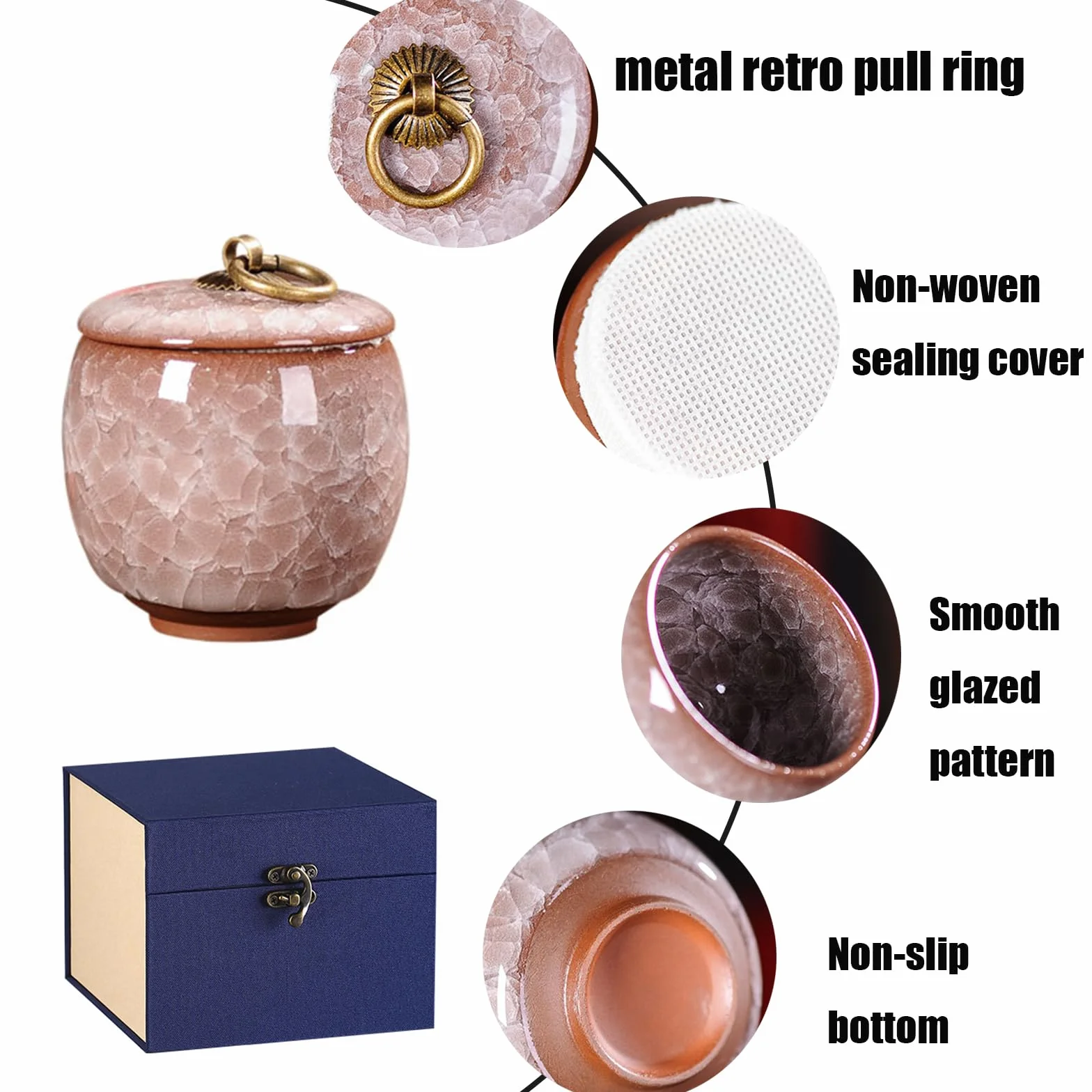 Piccole urne per ceneri umane, mini urna commemorativa in ceramica, contiene 14 cm cubici di cenere, per ceneri umane o di animali domestici, bellissime mini urna funebre da condividere con squisita
