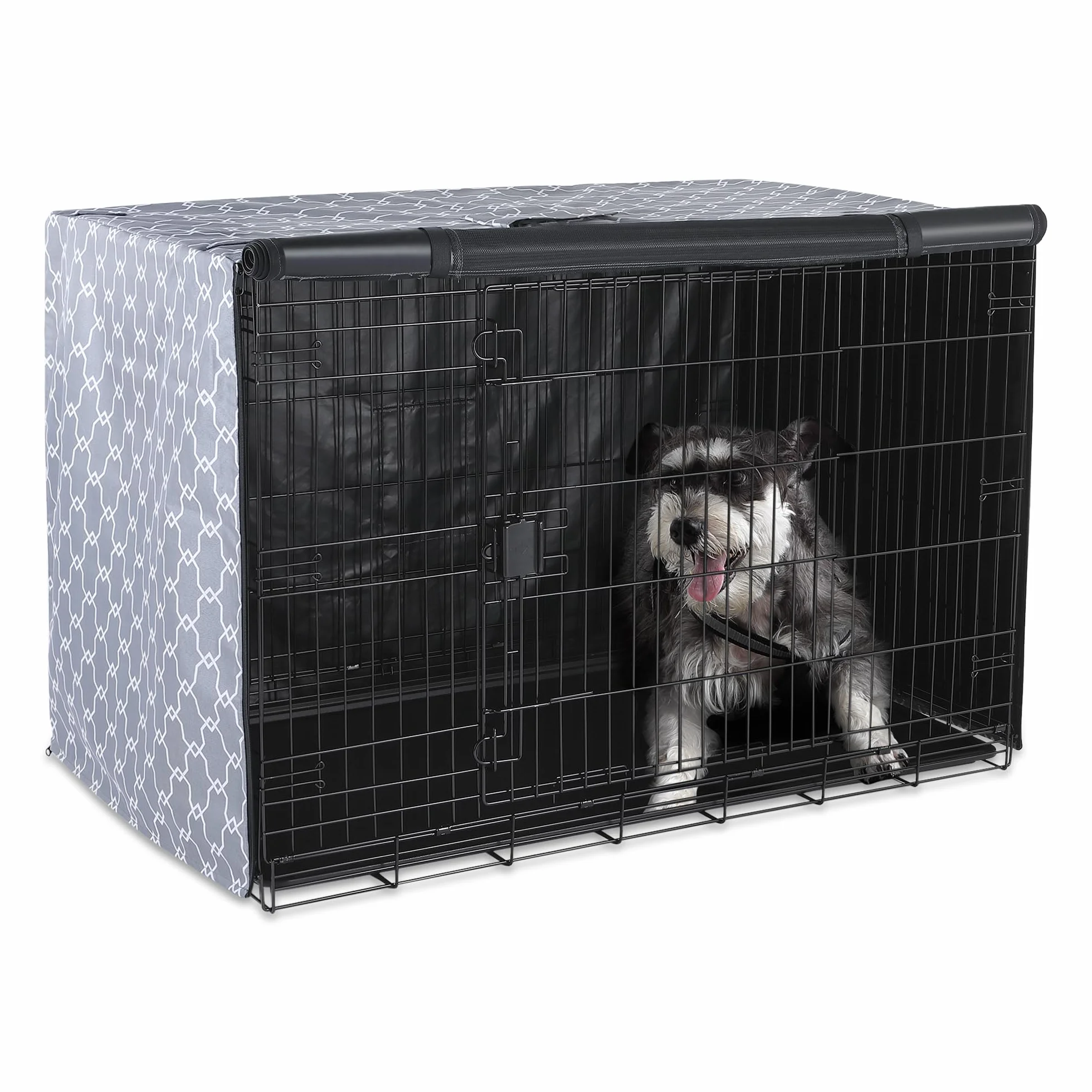 Amazon Basics, Coperture per gabbie per cani, 121.9 cm, Motivo