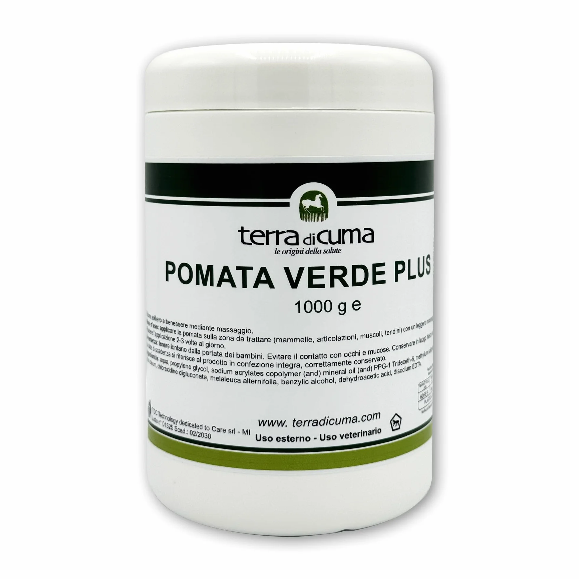 Terra di Cuma Pomata Verde Plus - 1 Kg