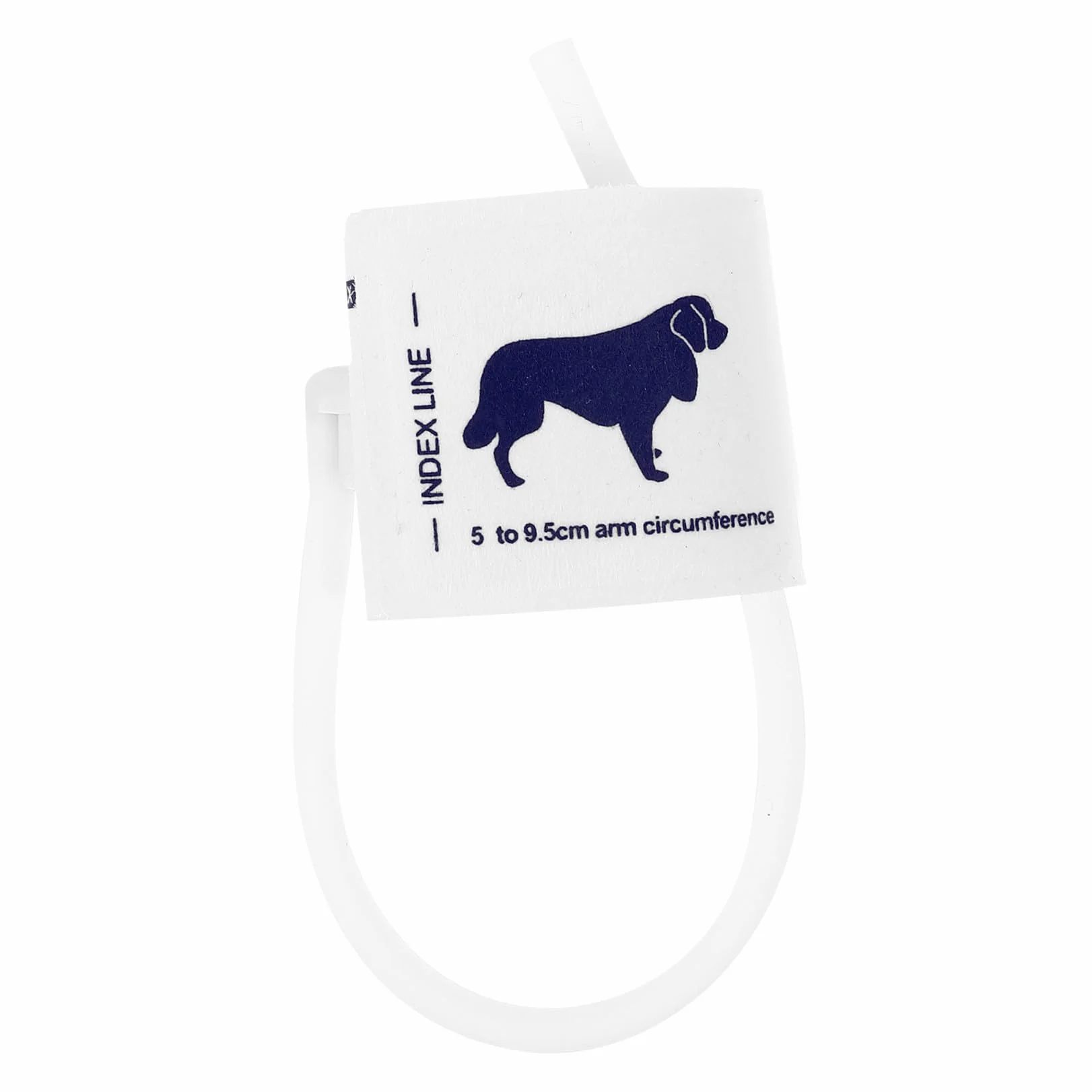 Bracciale per Misuratore di Pressione Non Tessuto per Animali Gatti Circonferenza Braccio 5-9,5cm Uso Veterinario
