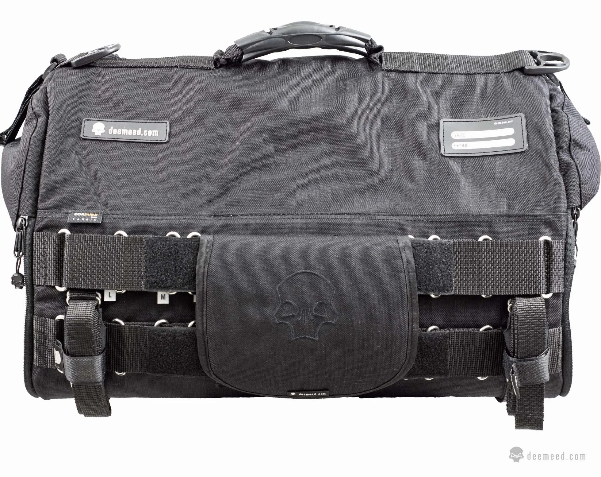 PETBAG, trasportino per cani da moto, impermeabile, portatile, sistema di ventilazione tripla per cani o gatti, per sissy bar, portapacchi o sedile. Realizzato in tessuto Cordura Italiano