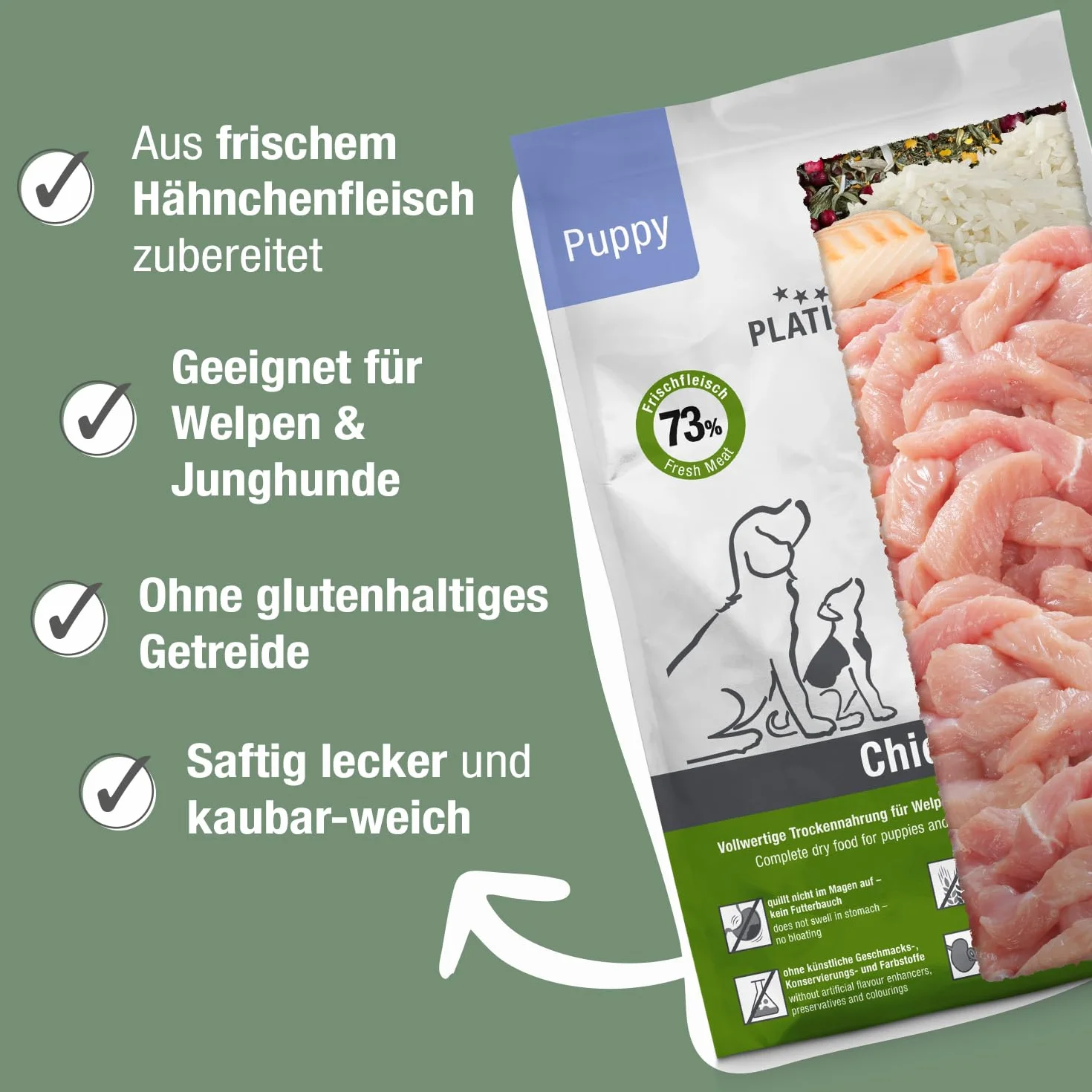 Platinum - Cibo secco – Pollo – Puppy 5 kg