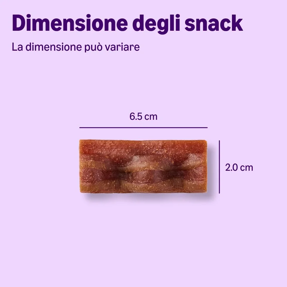 by Amazon - Snack per cani, Streaky Rashers, 85 g