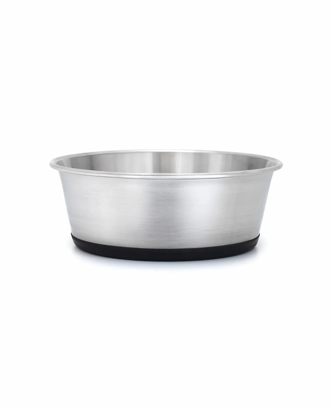 lionto Ciotola per cibo in acciaio inox, 600 ml, ciotola per cani per alimenti con fondo in silicone antiscivolo, ciotola per acqua per cani e gatti, lavabile in lavastoviglie