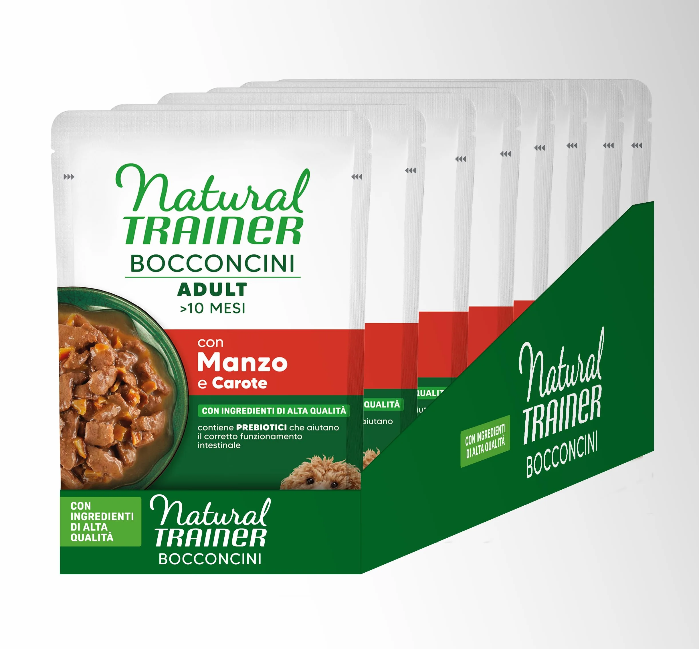 Natural Trainer Bocconcini per Cane Small & Toy con Manzo - 24 x 100g
