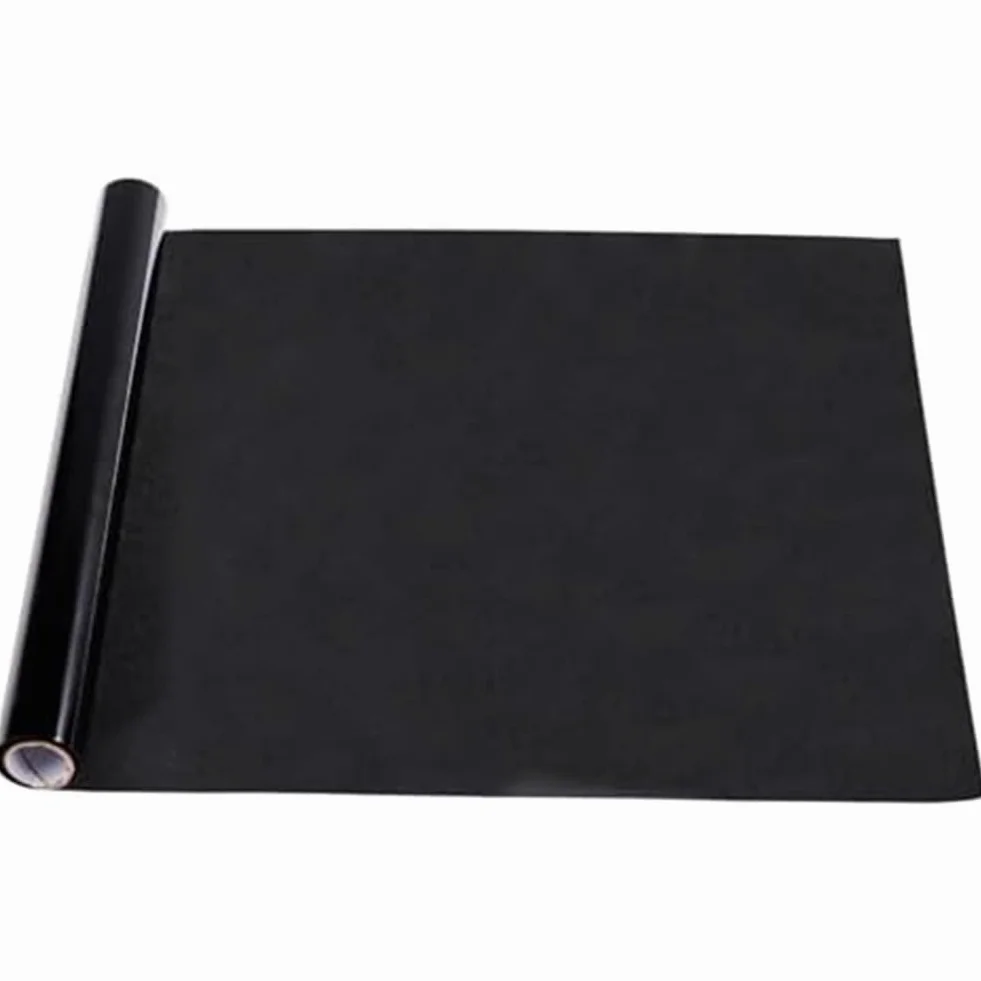 Sfondo nero per acquario aderente per acquario, carta da parati statica in PVC per evidenziare pesci e piante, decorazione resistente all'acqua, facile da pulire (40 x 200 cm)