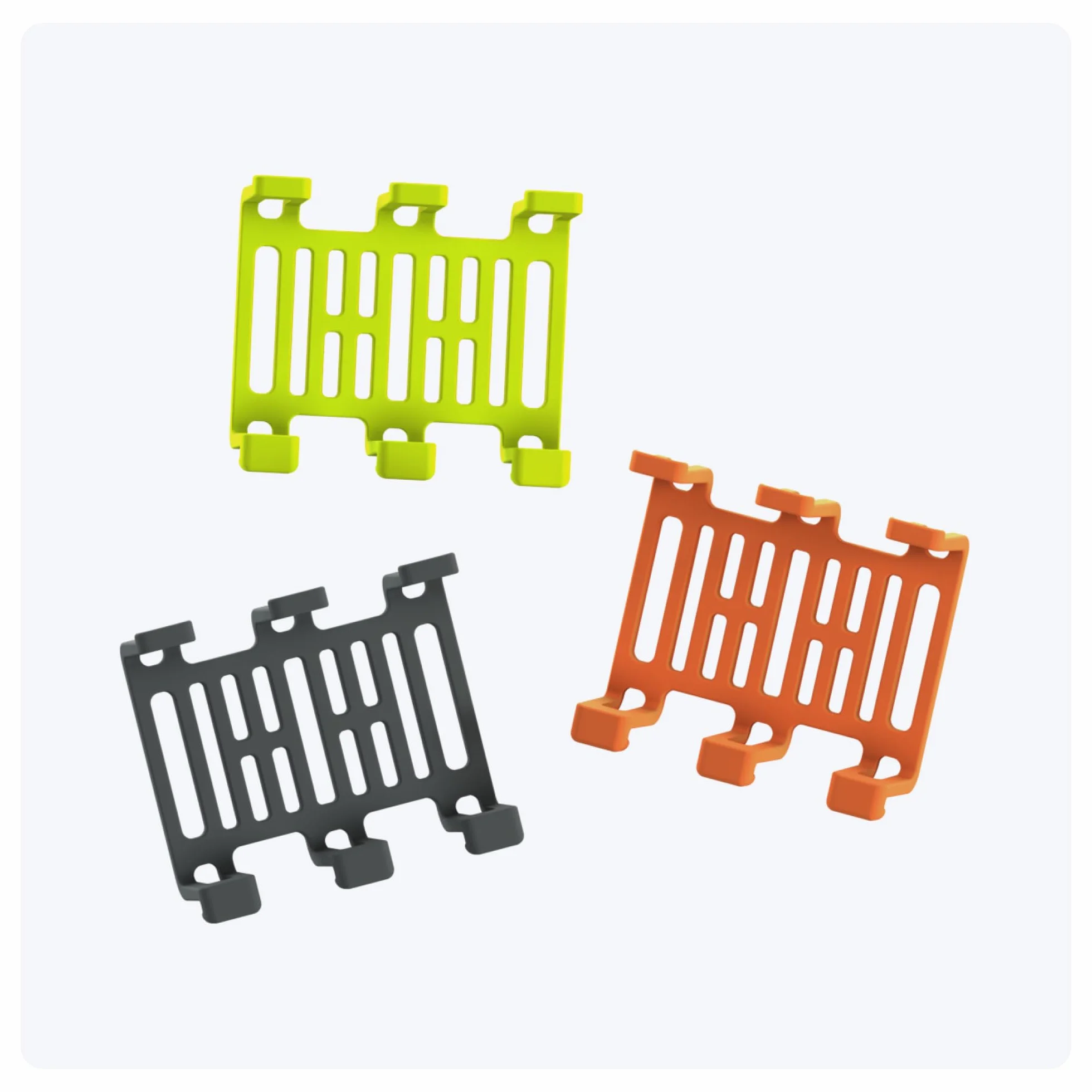 Tractive - Clip di gomma (x 3) per GPS per cani Tractive DOG XL Adventure (vari colori)