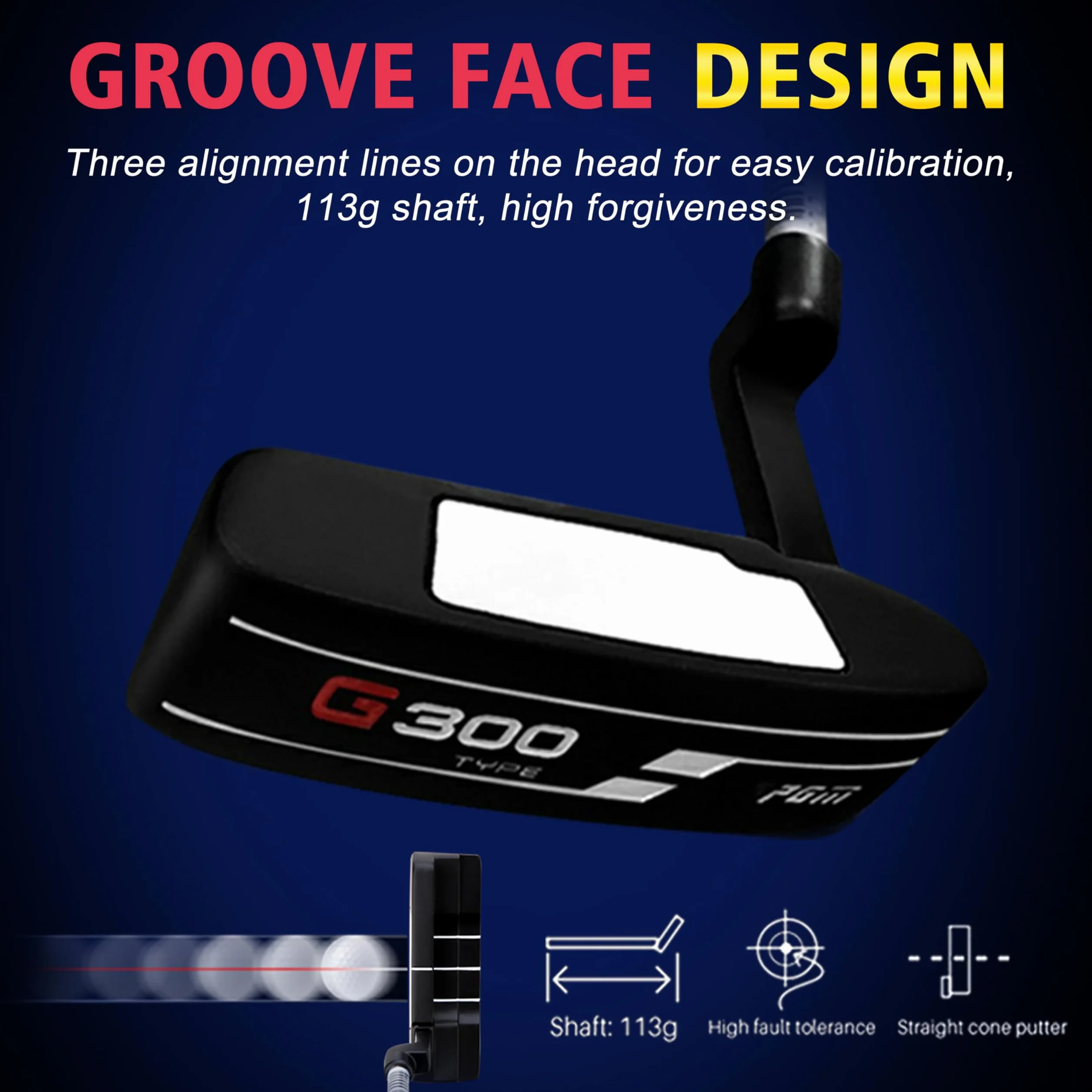 PGM Set di mazze da golf da uomo, 12 pezzi, in titanio # 1, ibrido a scorrimento, ferri ad alta resistenza, putter perdonatore, borsa con 5 copritesta