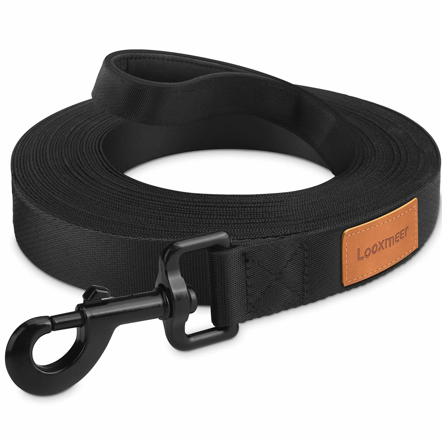Guinzaglio Addestramento per Cani, Guinzaglio per Cani 3 m/5M/10M/15M/20M/25M/30M con Maniglia Imbottita, Moschettone e Custodia, Resistente e Leggero per Tutti Cane per Allenamento, Corsa
