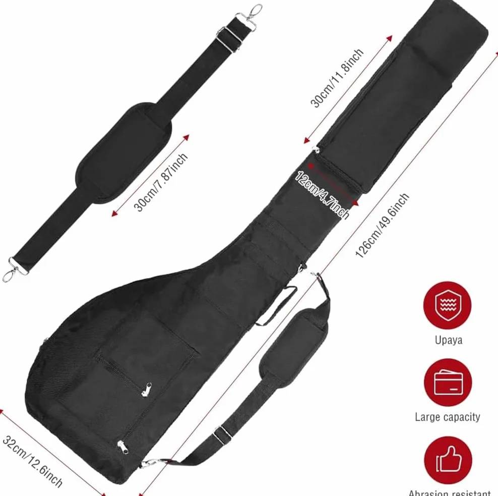 Borsa da golf portatile in nylon impermeabile pieghevole per donna uomo