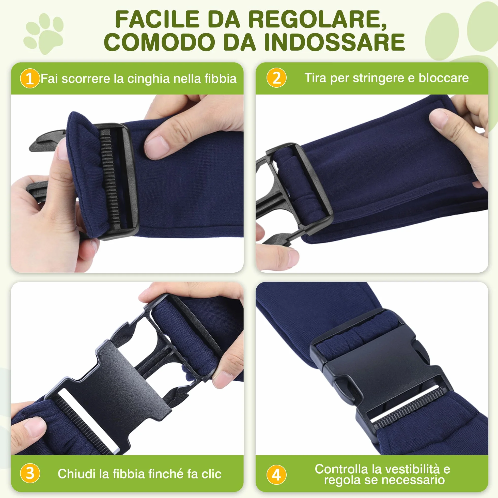 ALLSOPETS Borsa da Viaggio per Cani Piccola Taglia con Tasca Portaoggetti Marsupio Portatile Trasportino Blu Mezzanotte