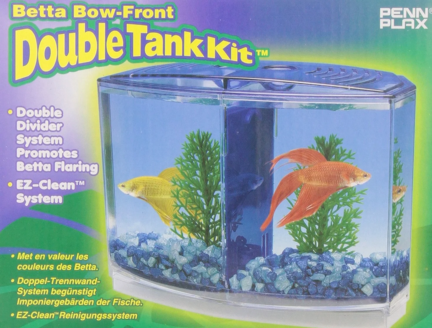 Penn-Plax Twin Beta Bow-Front Kit per Acquario