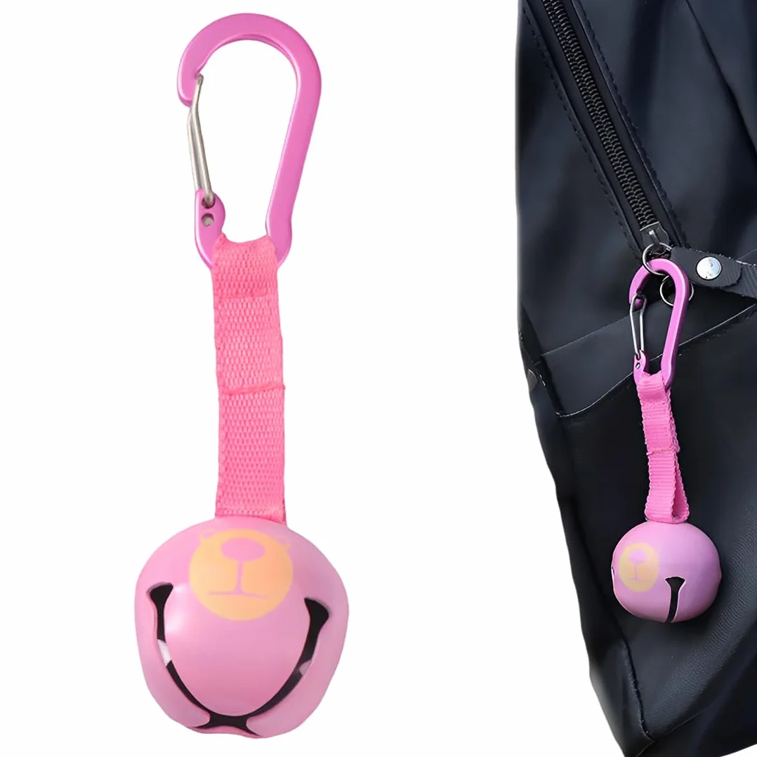 1 Pezzi Campanello Rosa Camping Campanella Anti Orso Campanelli per Orsi Rumorosi Escursionismo Promemoria Campana Campanelli Orso Forte per Gli Escursionisti per Escursionismo Campeggio Attività