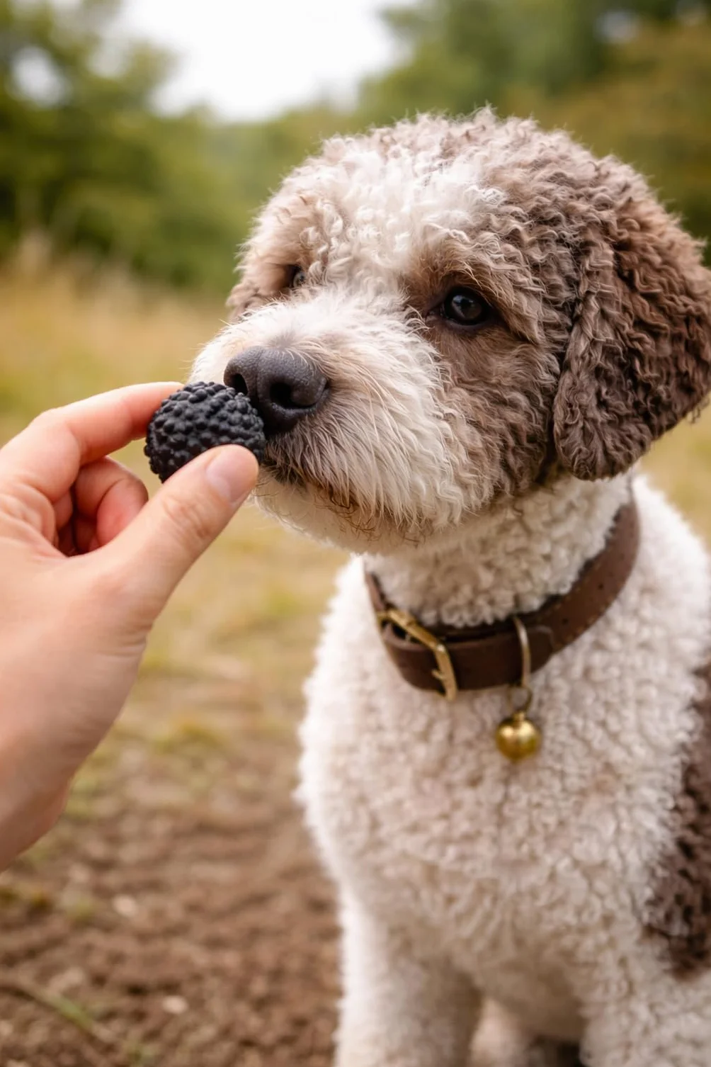 Generico Set Addestramento Tartufo per Cani – 2 Tartufi Finti Neri + Olio al Tartufo – Kit Completo Nose Work – Tartufo da Allenamento Riutilizzabile in Plastica – Ø 36×37 mm