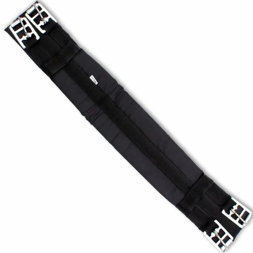 vidaXL Sella Pony 25,4 cm Equitazione Sottopancia Coperta Sedile Staffe Nero