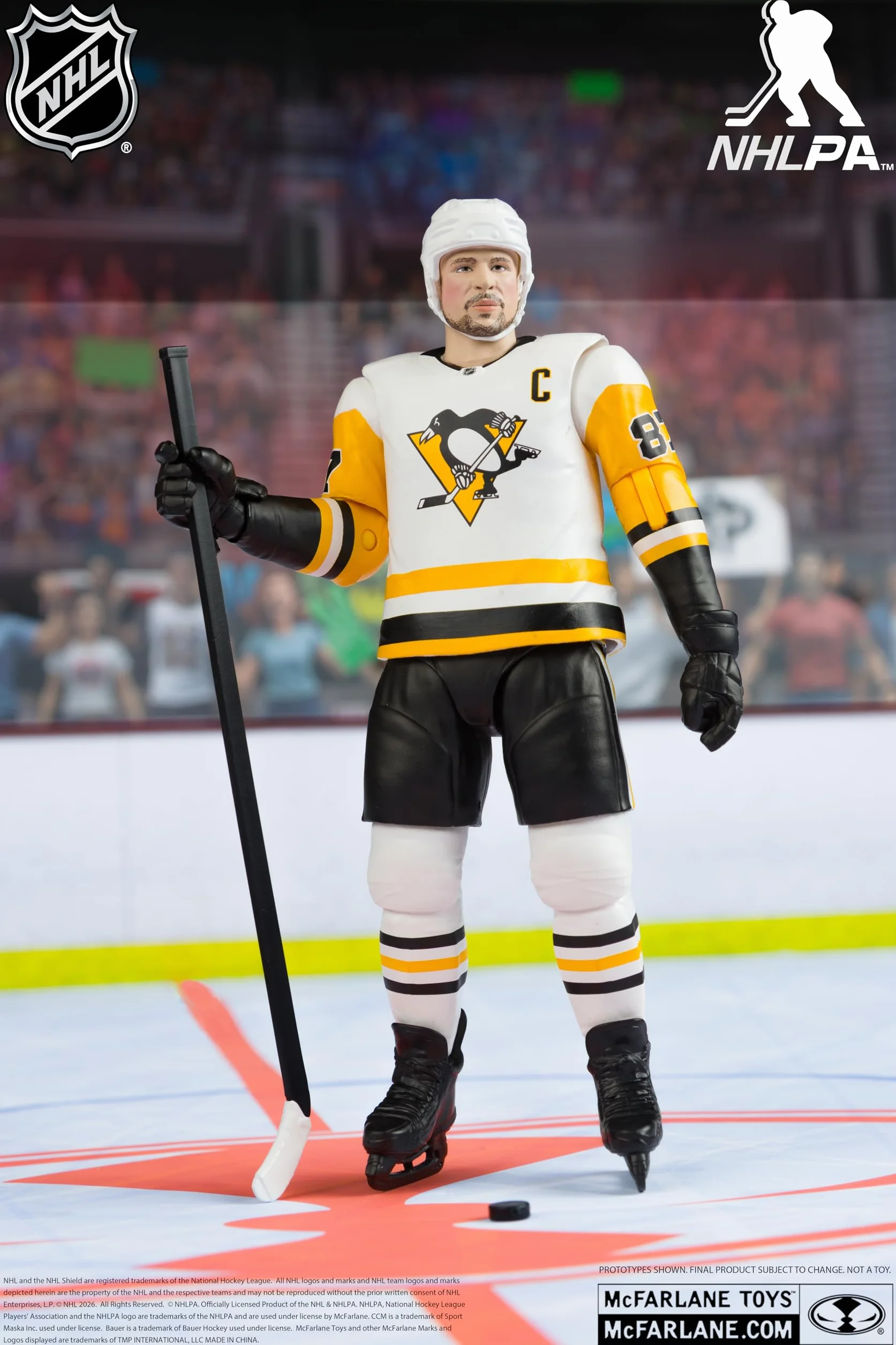 McFarlane Toys NHL Sidney Crosby Pittsburgh Penguins 6 pollici Action Figure SportsPicks