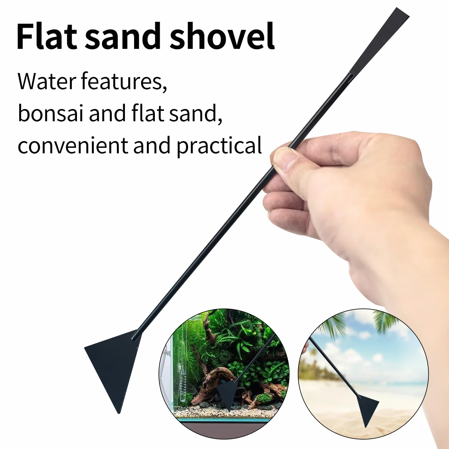 Acquario Forbici Pinzette Spatola Strumenti Aquascaping Inossidabile 5 in 1 Set