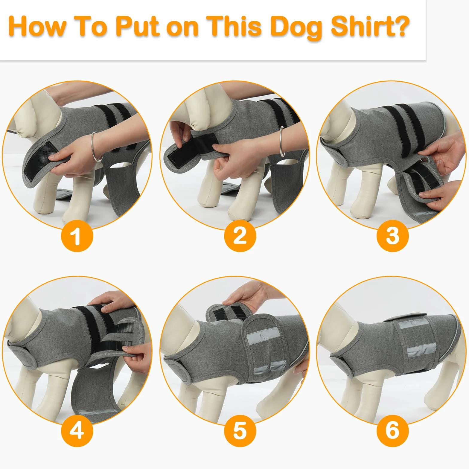 Cane Ansia Cappotto Pet Stress Relief Shirt Traspirante Gilet Sedativo Comfort