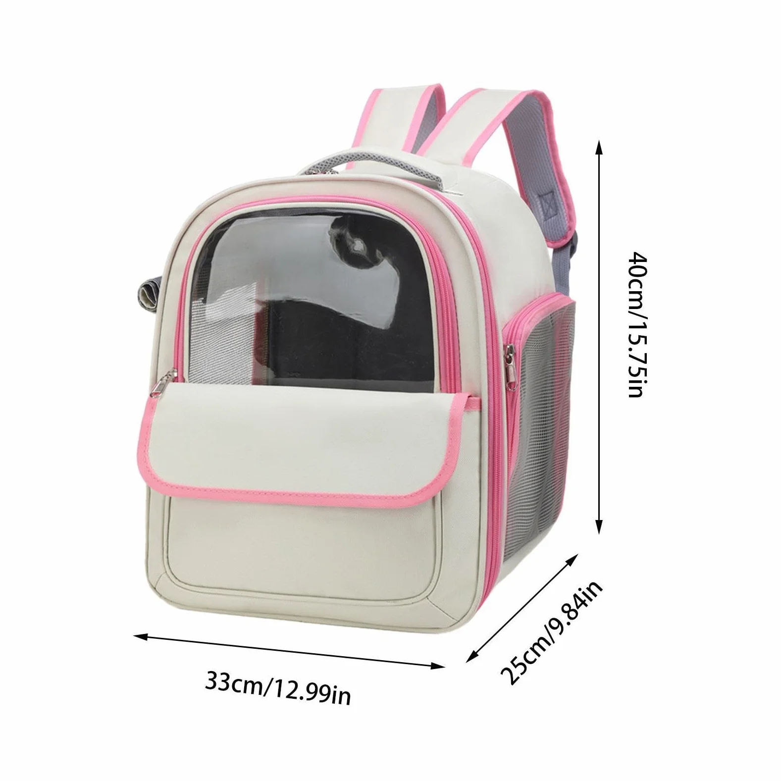 Trasportini per animali con zaino a bolle, Borsa per zaino per gatti Zaino | Zaino portaoggetti Spazioso, confortevole e leggero, trasportino per cani di piccola