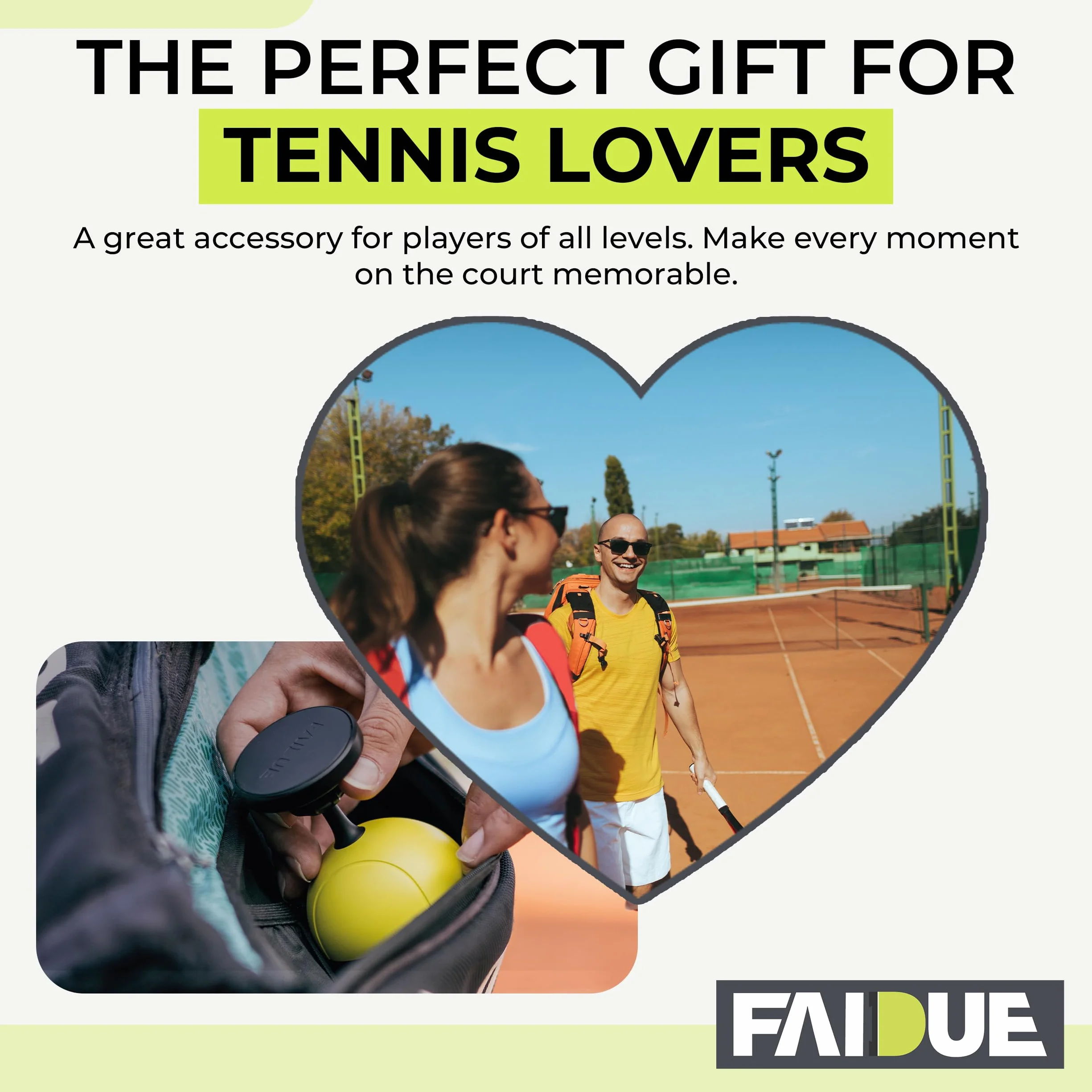 Magnetic Smartphone Mount for Tennis Court - Record Matches & Training