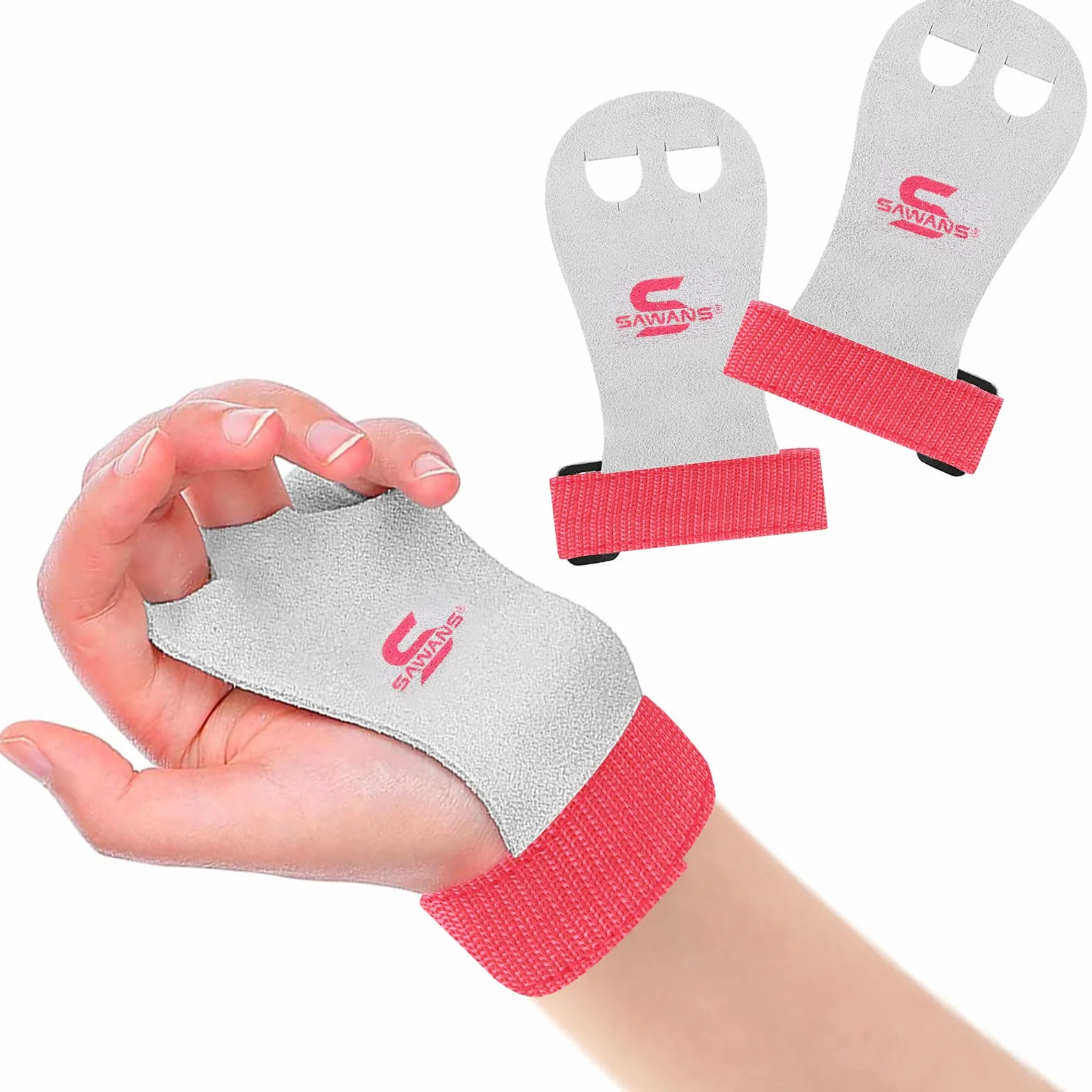 Impugnature per palmo in pelle per allenamento ginnico pull-up protezione per il palmo per bambini cinghie da polso allenamento forte supporto resistente attrezzature per la protezione del palmo