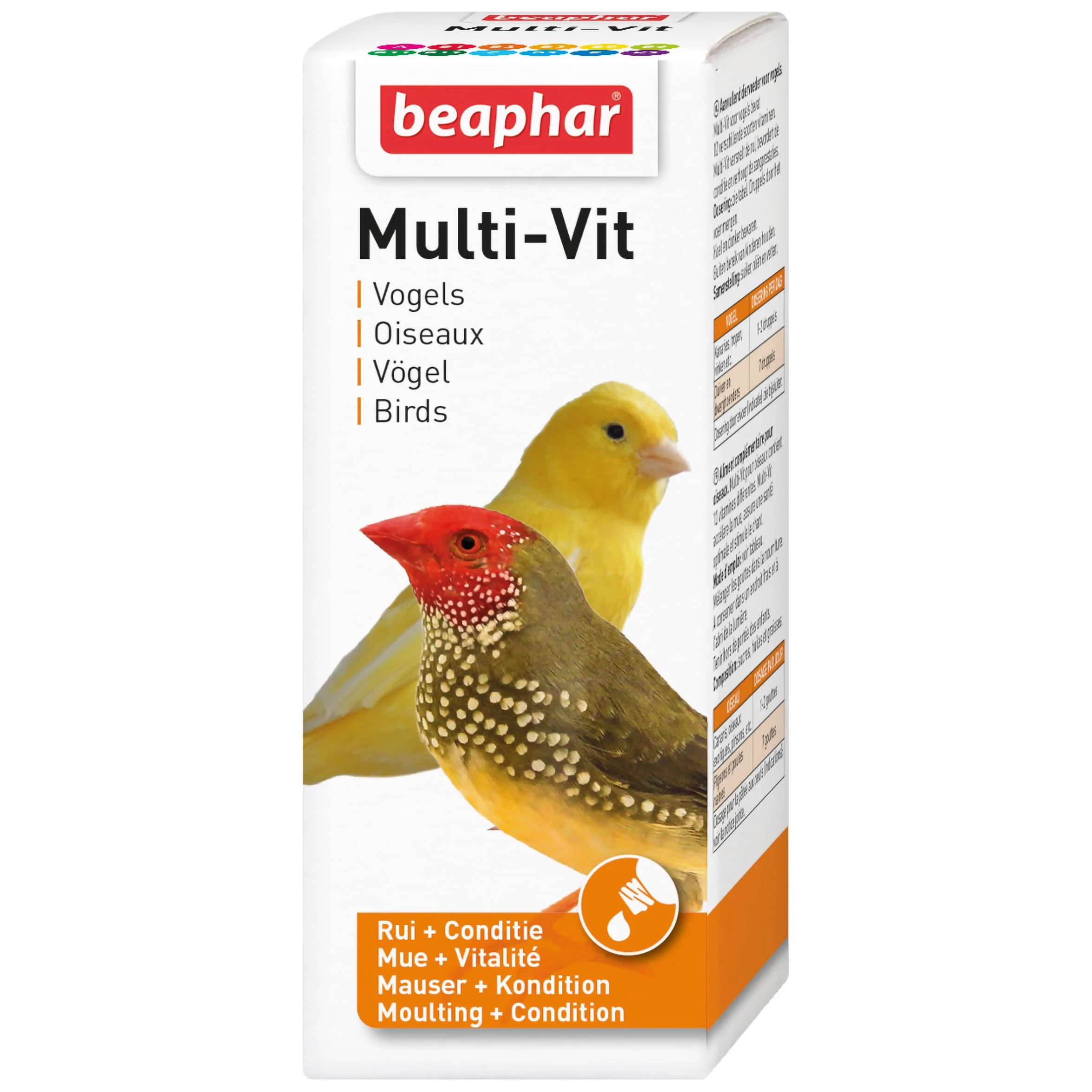 Beaphar Multi-Vit Vitamine per Uccello 50 ML