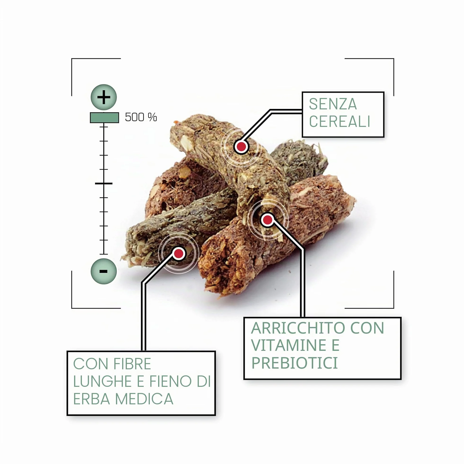 VERSELE-LAGA - Complete Cuni Junior - Alimento estruso “tutto in uno” per conigli (nani) Fino a 6-8 mesi - 1,75kg