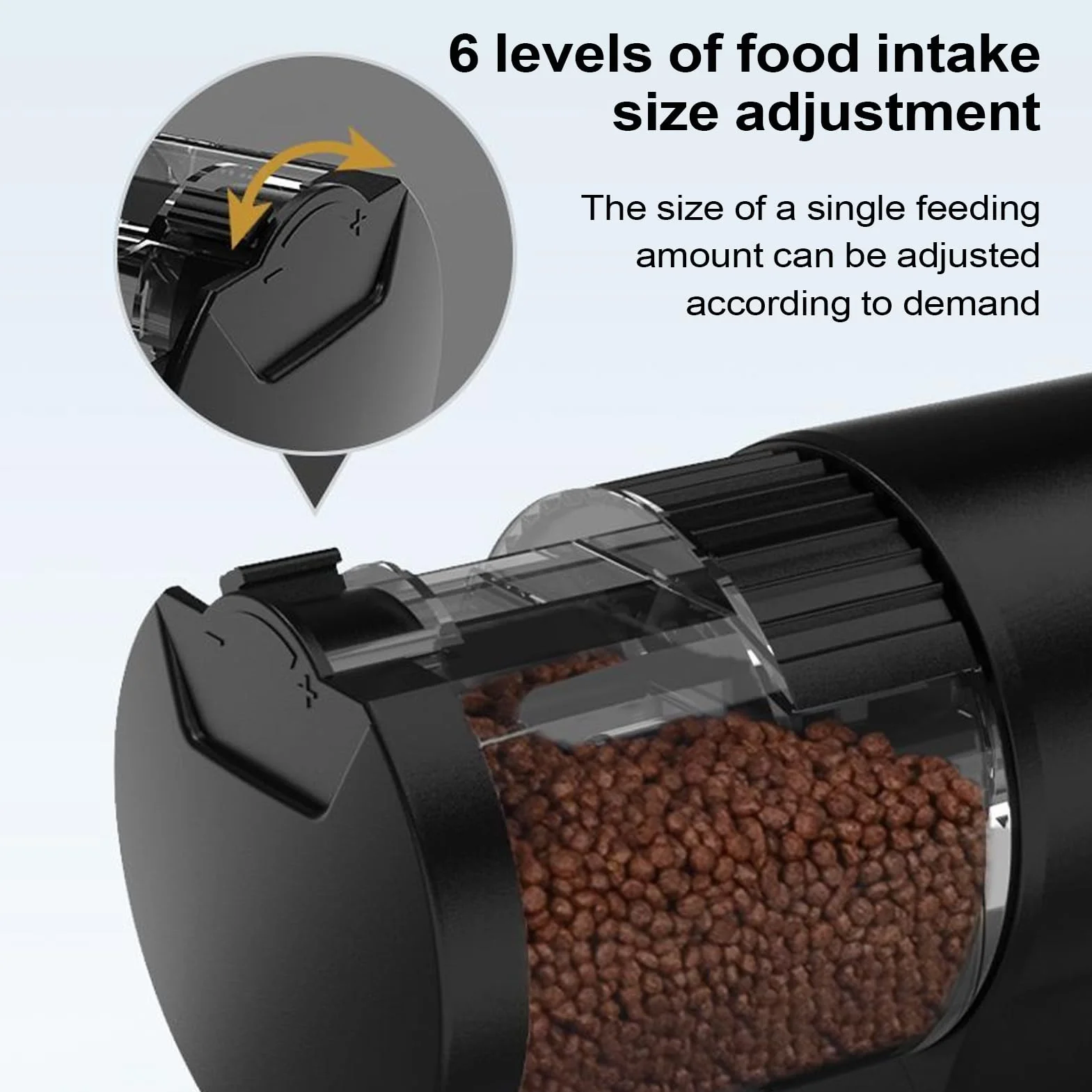 Alimentatore Automatico per Pesci - Mangiatoia Automatica E Manuale Per Acquario | Capacità 100ml Dispensazione Temporizzata 12H 24H 48H Per Gamberetti Tartarughe Tetra Koi Betta