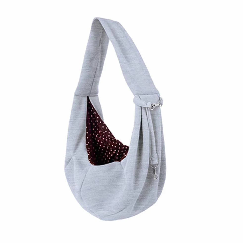 BUYGOO Borsa da Viaggio per Cani Trasportino da Passeggio, Trasportini Tracolle Animali Trasportino a Tracolla Reversibile Borsa, Portante Borsa da Viaggio Lavabile, Ideale per Cani o Gatti Piccola