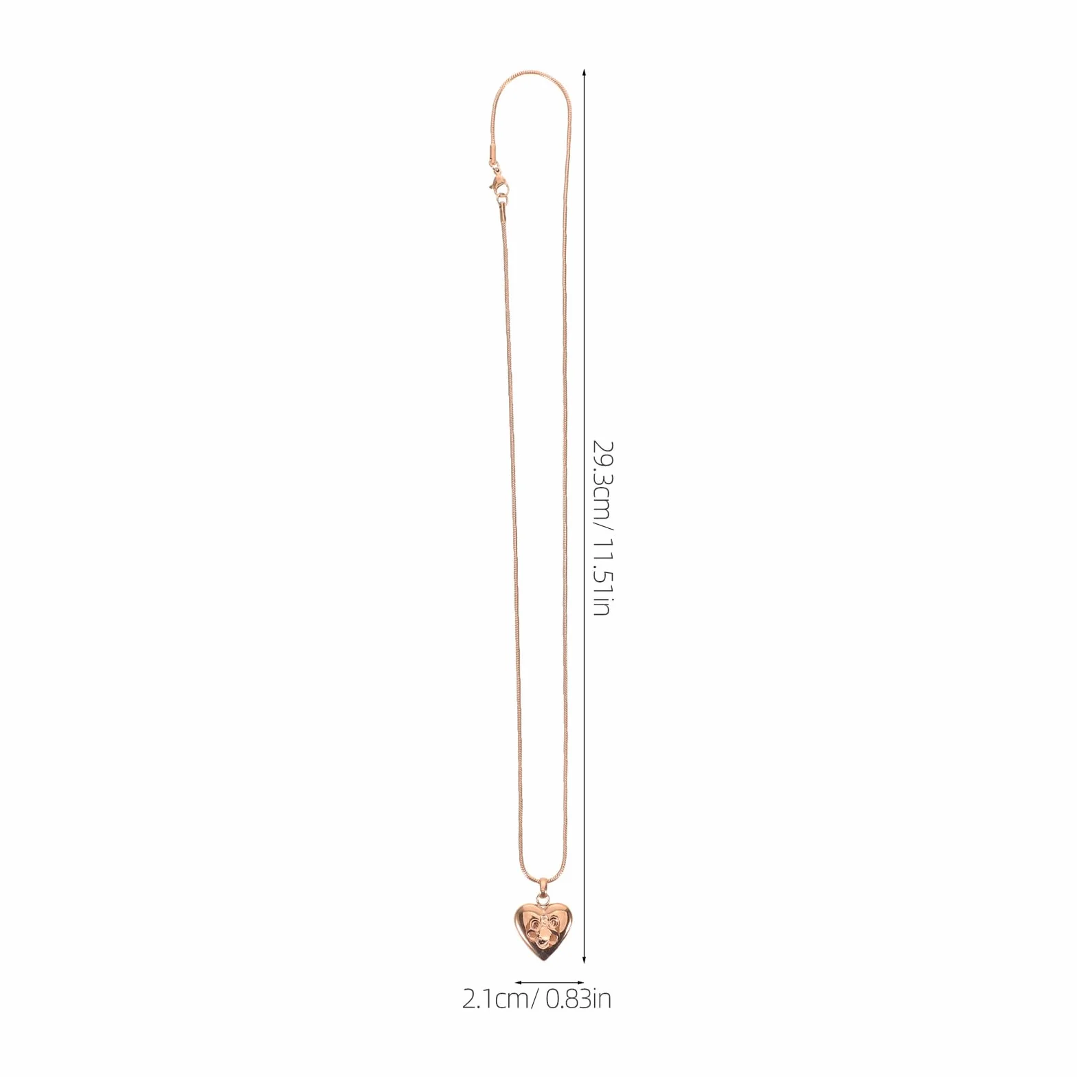 Collana Ricordo Animali Domestici Ciondolo Urna Cuore Acciaio Inossidabile Set 2 Pezzi Resistente Ossidazione Gioielli Commemorativi Cani