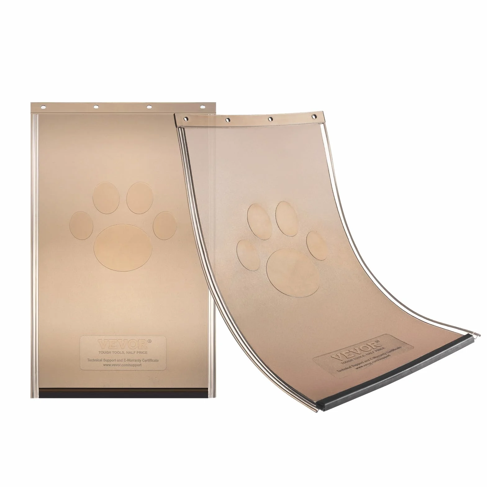 VEVOR Sportello di Ricambio per Porta per Animali Domestici, Compatibile con Porte per Dimensioni 260 x 412 mm, Sportello per Porta Ricambio Ispessito Resistente Intemperie con Striscia Magnetica L