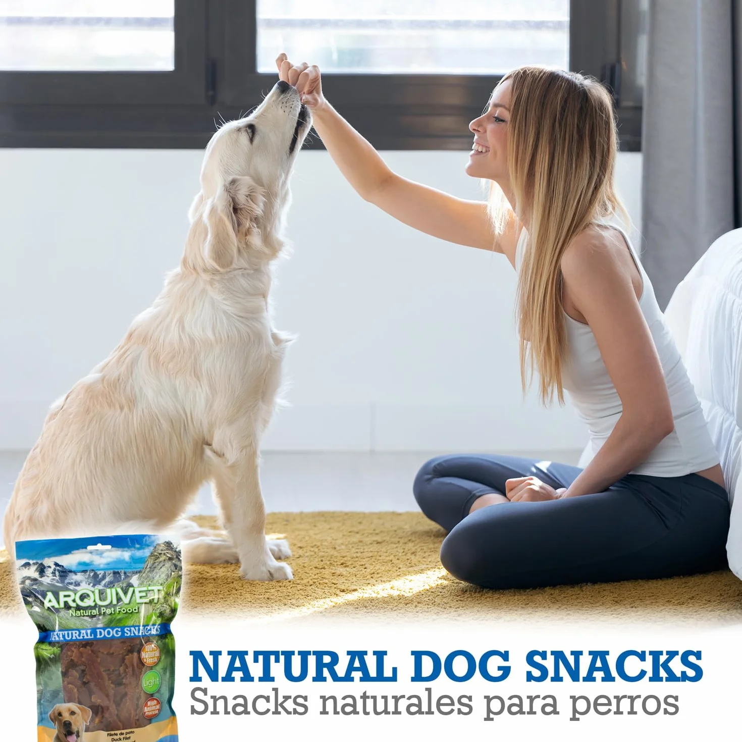 ARQUIVET Filetto di anatra - 1 Kg - Snack 100% naturali per cani - prelibatezze per cani - Prodotto leggero - Molto ricco di sostanze nutritive