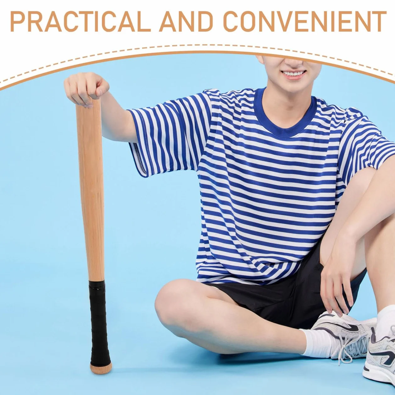 Mazza da baseball in legno massiccio 54 cm VANZACK per bambini adolescenti adulti allenamento competizioni