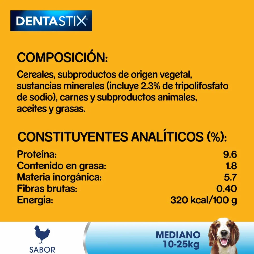 Pedigree Dentastix Snack per la Igiene Orale, Cane Medio 10-25 kg Confezione Scorta, 56 Bastoncini - 8 x 180 gr
