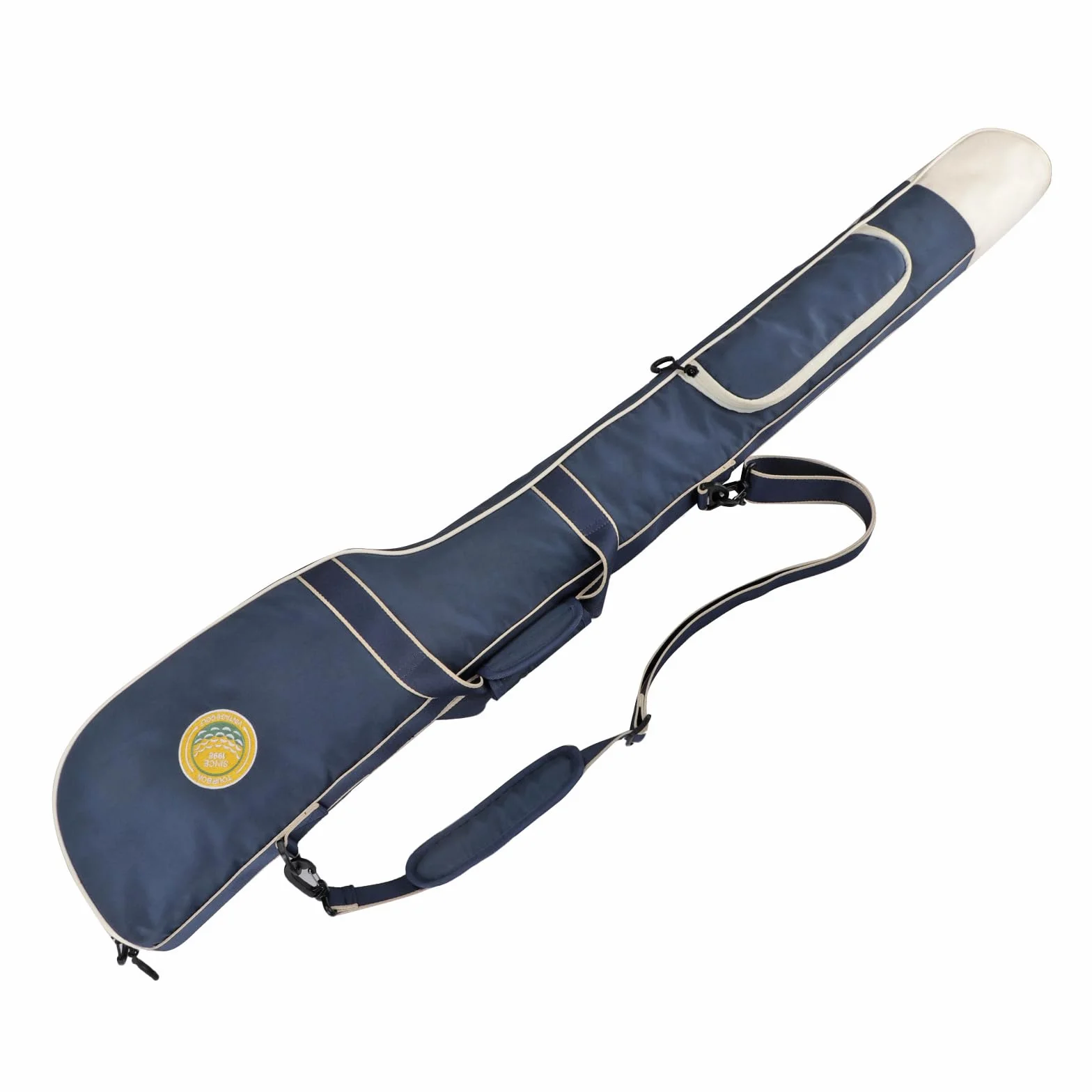 Tourbon - Borsa da golf portatile in nylon, leggera, pieghevole, con tasca con cerniera