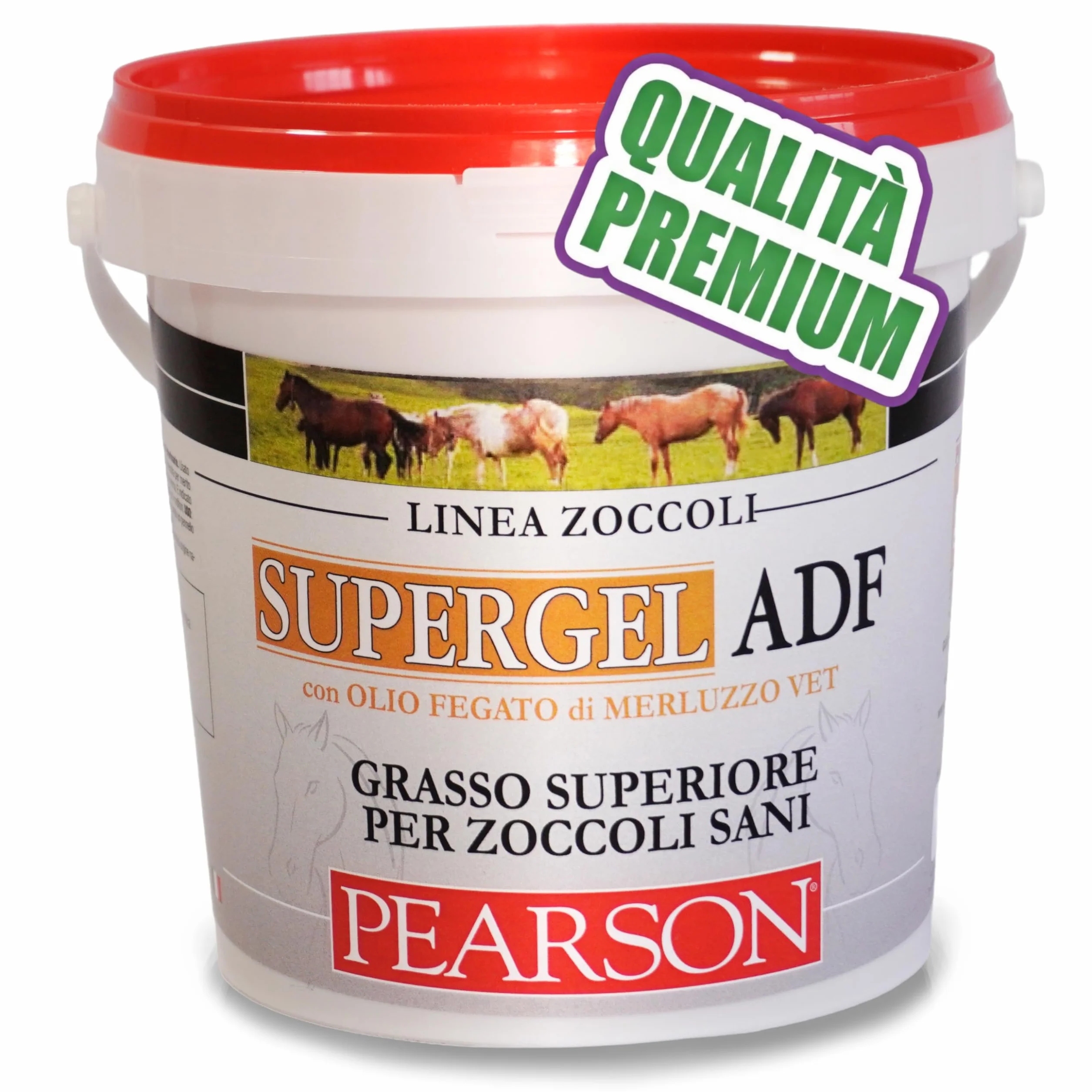 Grasso Zoccoli Cavallo Super Gel ADF 1kg +38% Olio Fegato Merluzzo Vitamine A-D-F Balsamo Zoccoli
