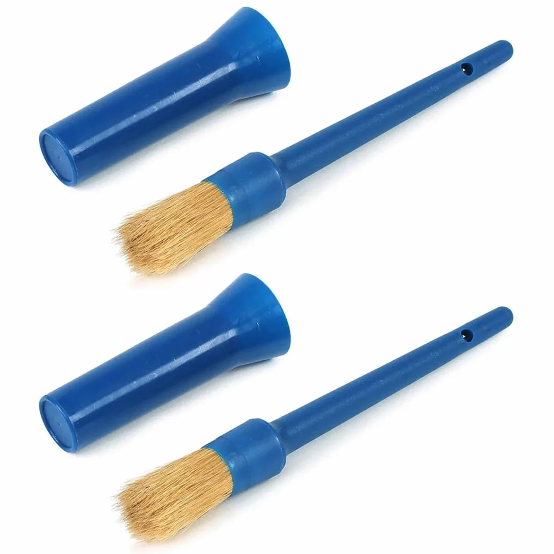 2pcs Spazzola per zoccoli di cavallo Spazzola per zoccoli con cappuccio in pelo di maiale Spazzola per zoccoli per cura degli zoccoli