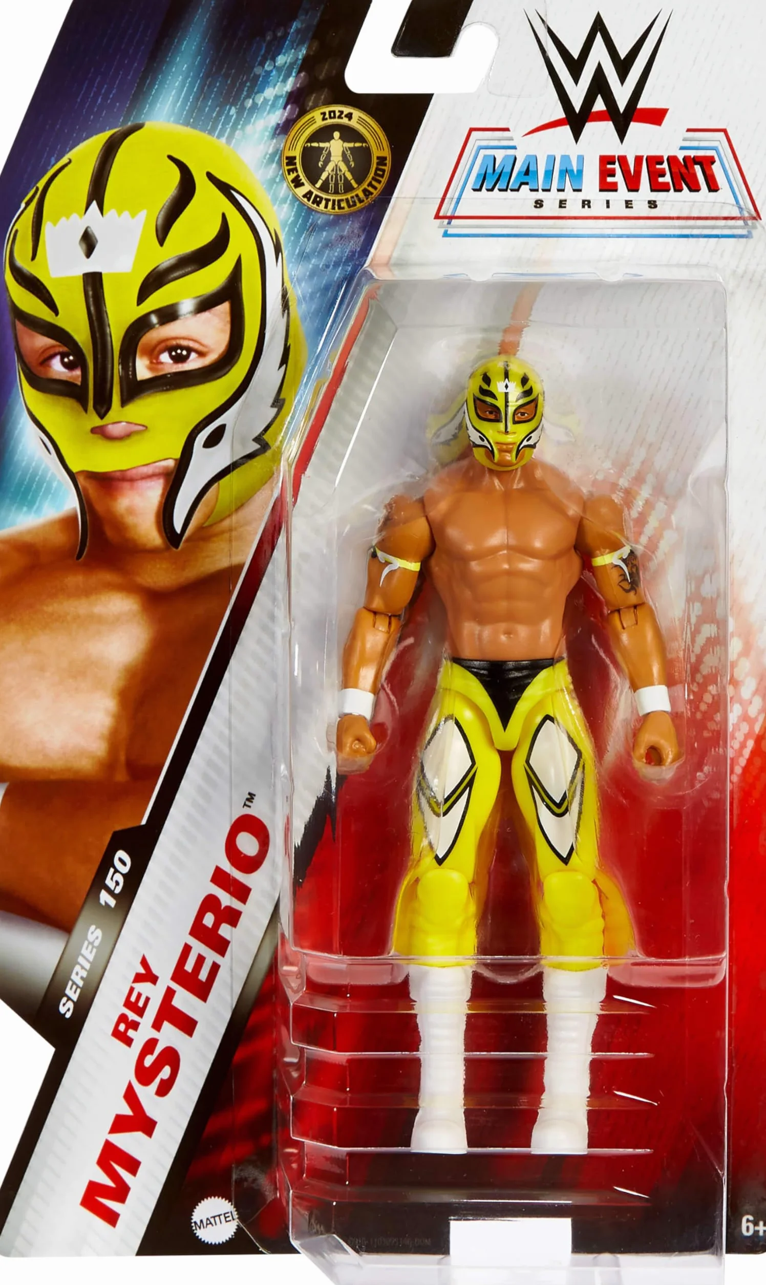 Mattel WWE Rey Mysterio Action Figure 15,2 cm 10 Punti di Articolazione Collezione