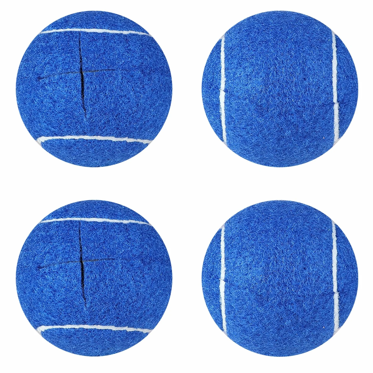 Set di 4 palline da tennis pretagliate per camminatori, feltro, proteggere piedi mobili e pavimento